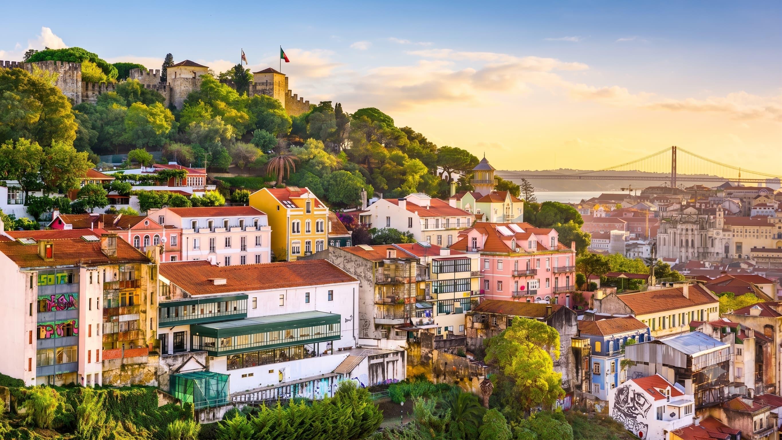 View of the city of Lisbon
